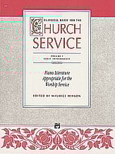 Classical Music for the Church Service piano sheet music cover